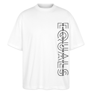 Equals Oversized Unisex Organic T-shirt White